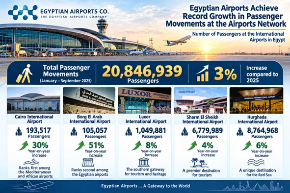 Egyptian airports record positive growth 15 - Egyptian Gazette