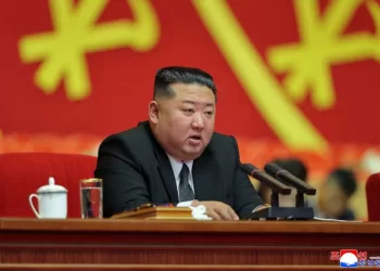 Kim oversees launch of missile