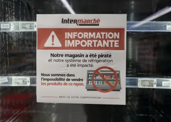 French supermarket fridge hacks probed, no claim made