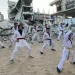 Gaza taekwondo athletes train amid rubble 2 - Egyptian Gazette Gaza taekwondo athletes train amid rubble