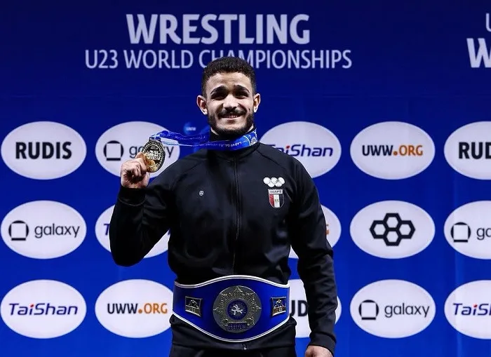 Egyptian wrestler Hussein strikes U23 world gold