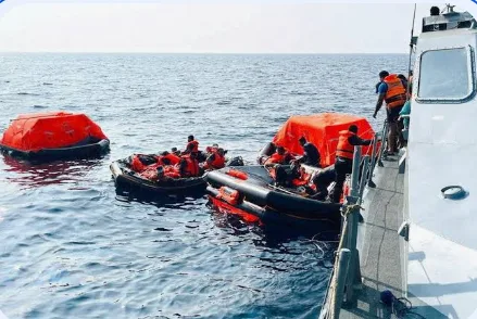 Sri Lanka repatriates 40 Iranian sailors stranded in Indian Ocean